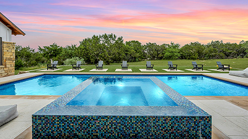 An example of a vacation rental home managed by GuestSpaces that has a hot tub as an amenity.